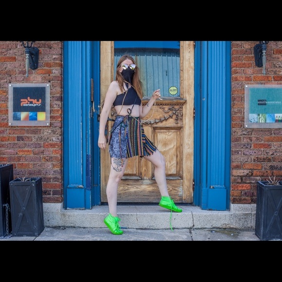 Ninja crop top (with filter pocket!) - Picture 4 of 7